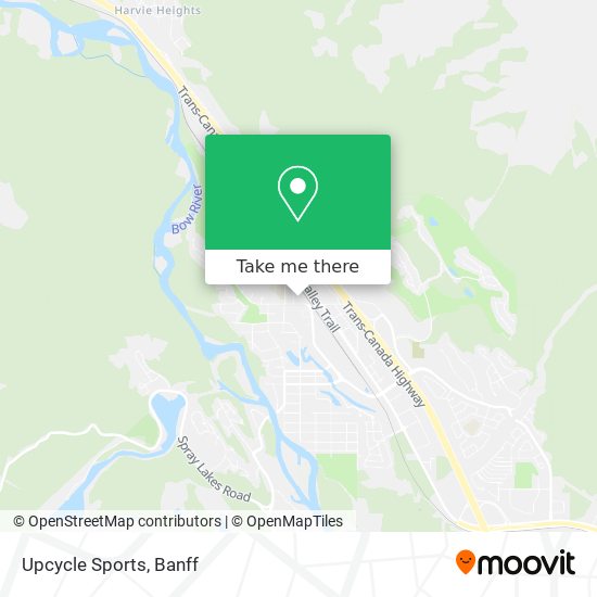 Upcycle Sports map
