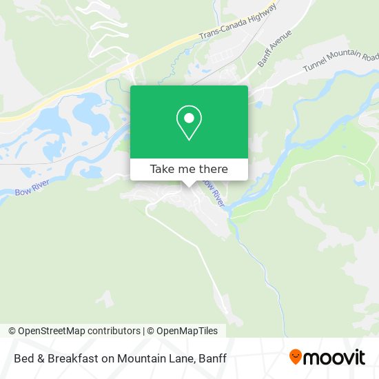 Bed & Breakfast on Mountain Lane plan