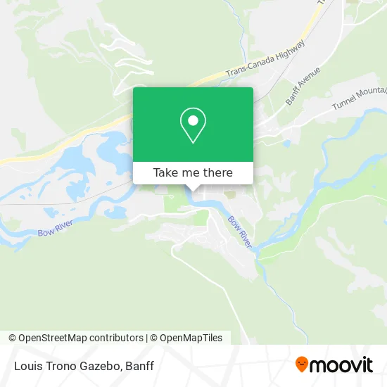 Louis Trono Gazebo map