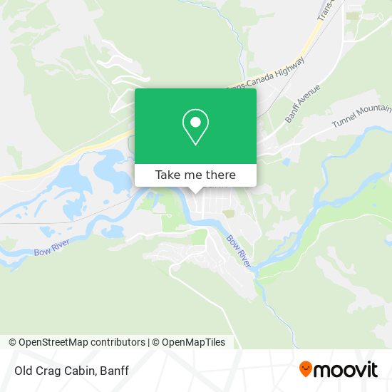 Old Crag Cabin map