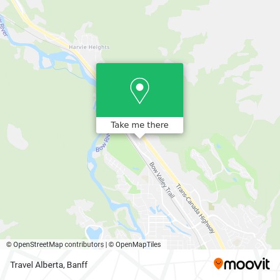 Travel Alberta map