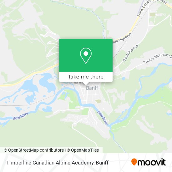 Timberline Canadian Alpine Academy map