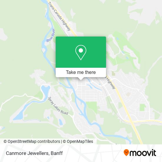 Canmore Jewellers map