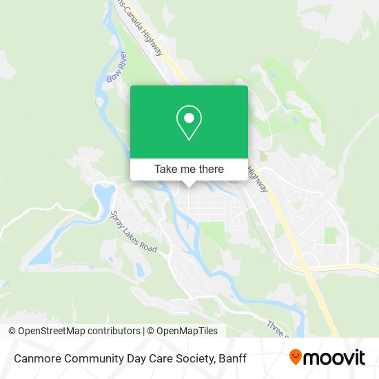 Canmore Community Day Care Society map