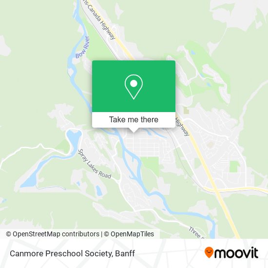 Canmore Preschool Society map