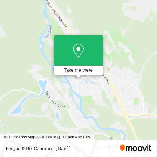 Fergus & Bix Canmore I map