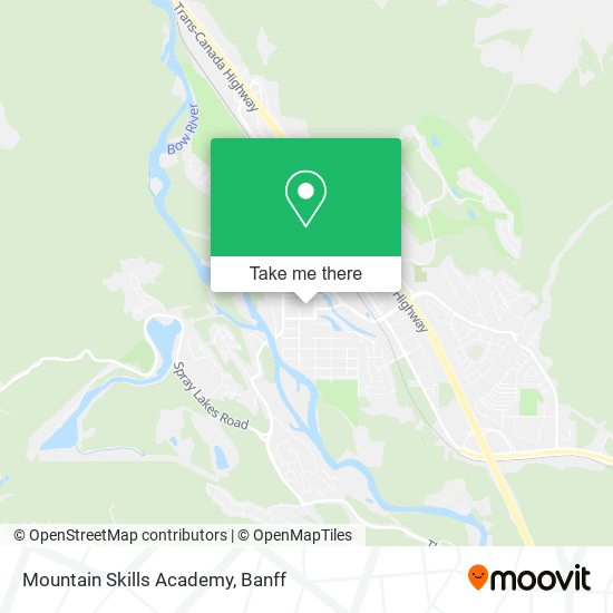 Mountain Skills Academy map