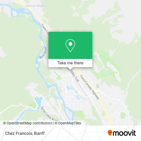 Chez Francois map