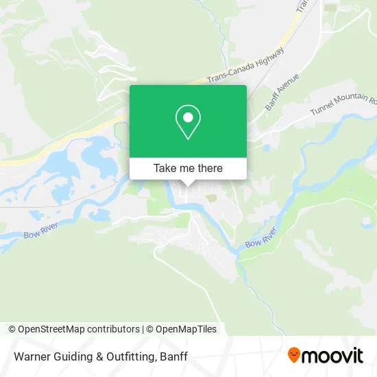Warner Guiding & Outfitting map