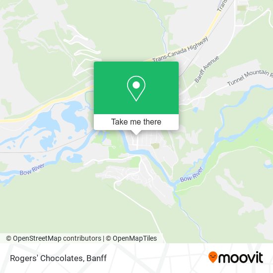 Rogers' Chocolates map