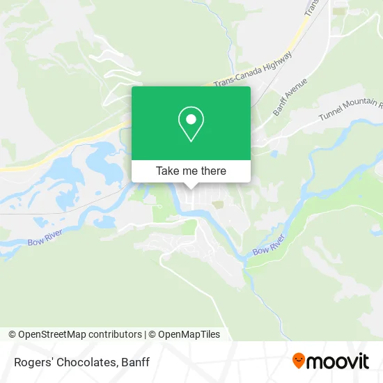 Rogers' Chocolates map