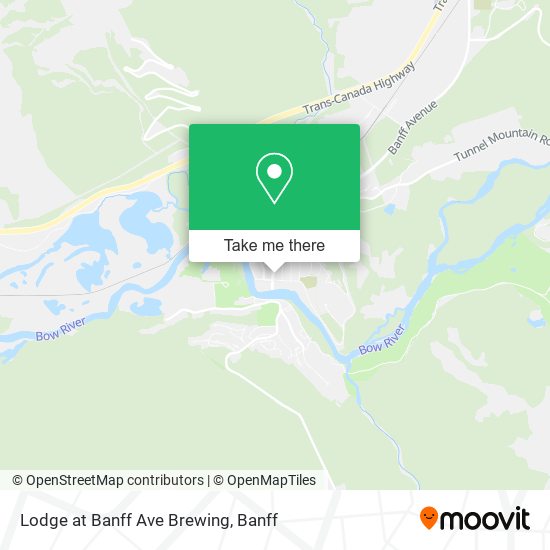 Lodge at Banff Ave Brewing map