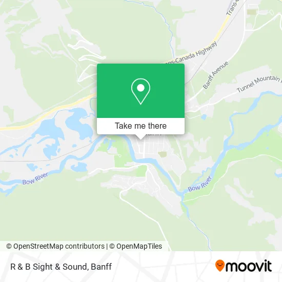 R & B Sight & Sound map