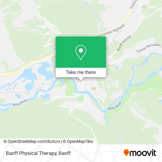 Banff Physical Therapy map