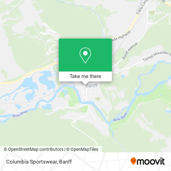 Columbia Sportswear map