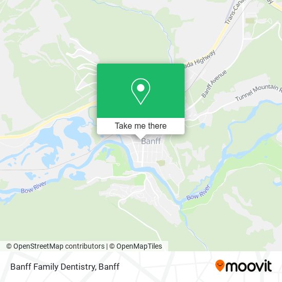 Banff Family Dentistry map