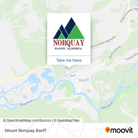 Mount Norquay map