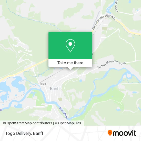 Togo Delivery map