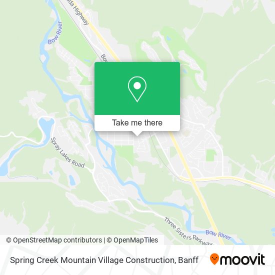Spring Creek Mountain Village Construction map