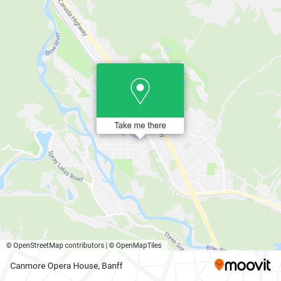 Canmore Opera House map