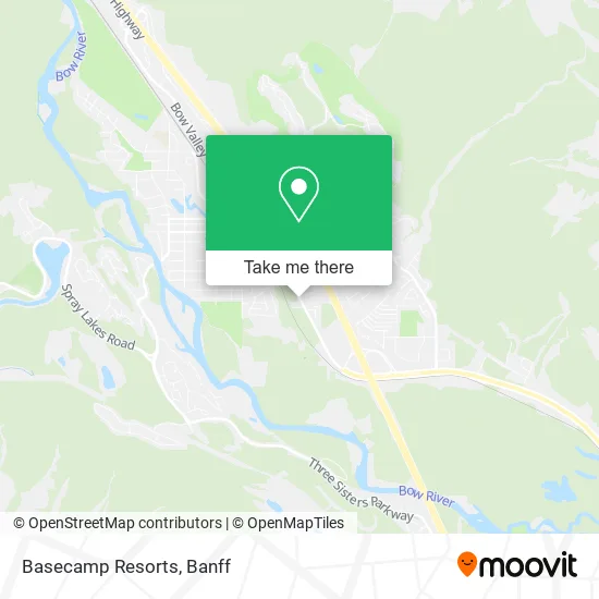 Basecamp Resorts map