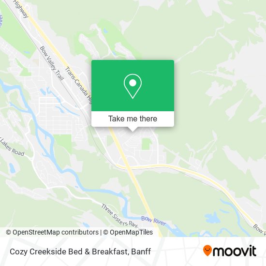 Cozy Creekside Bed & Breakfast map