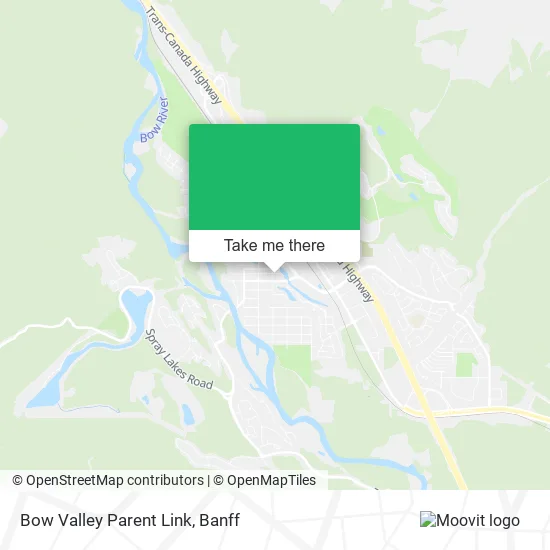 Bow Valley Parent Link map