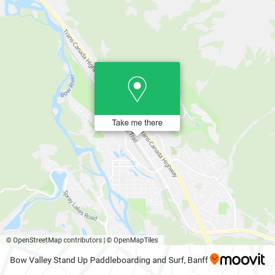 Bow Valley Stand Up Paddleboarding and Surf plan