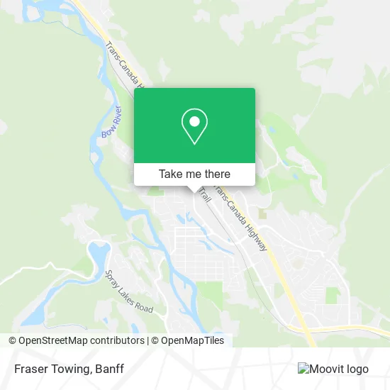 Fraser Towing map
