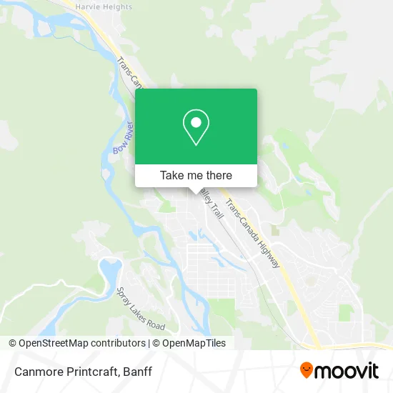 Canmore Printcraft map