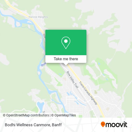 Bodhi Wellness Canmore map