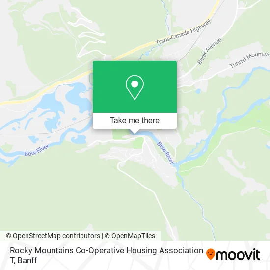 Rocky Mountains Co-Operative Housing Association T map