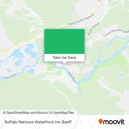Buffalo Narrows Waterfront Inn map