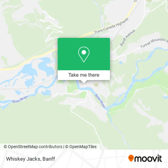 Whiskey Jacks map