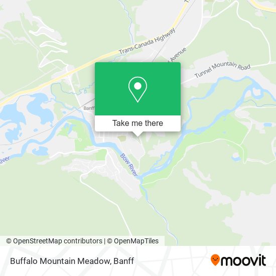 Buffalo Mountain Meadow map