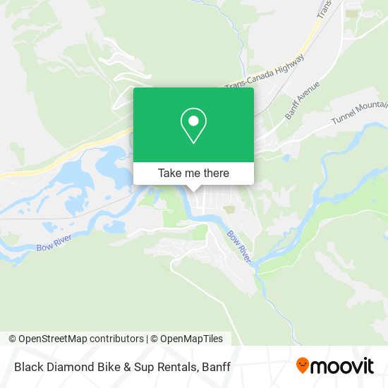 Black Diamond Bike & Sup Rentals map