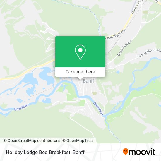Holiday Lodge Bed Breakfast map