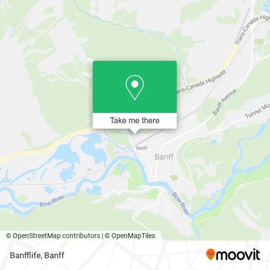 Banfflife map