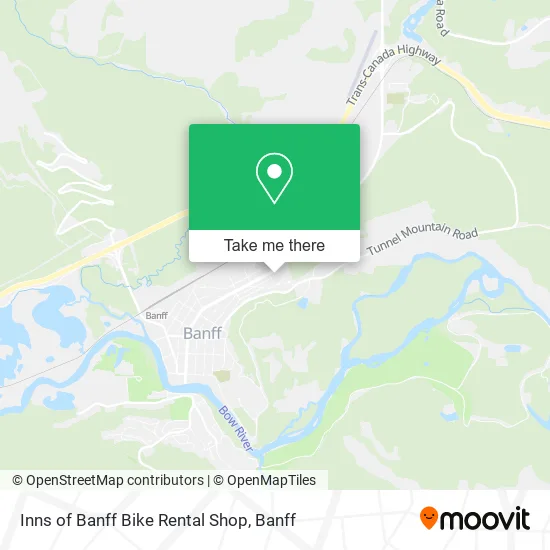Inns of Banff Bike Rental Shop plan