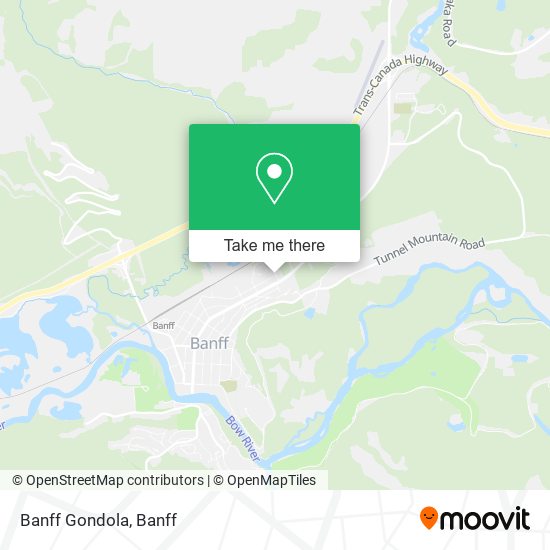 Banff Gondola map