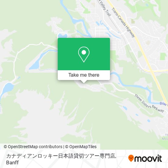 カナディアンロッキー日本語貸切ツアー専門店 map