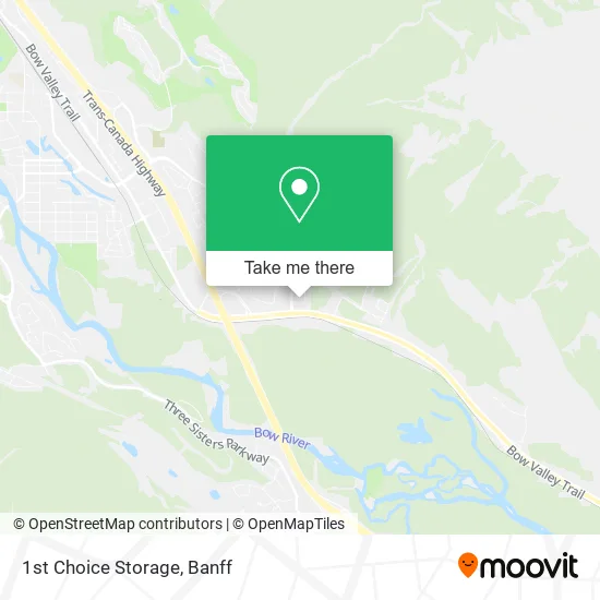 1st Choice Storage map