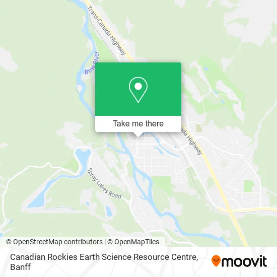 Canadian Rockies Earth Science Resource Centre map