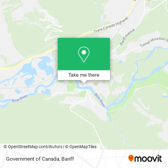 Government of Canada map