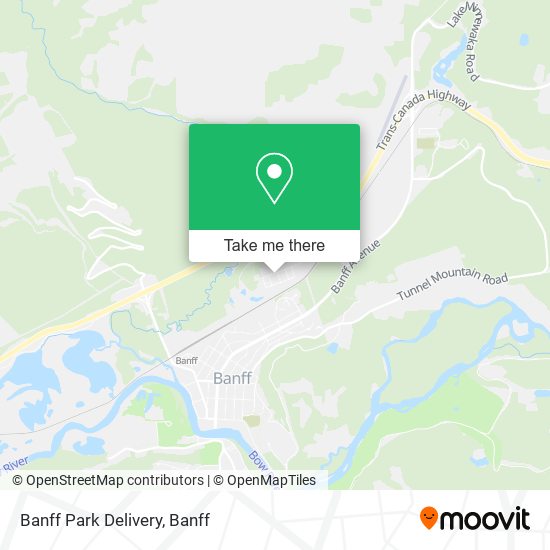 Banff Park Delivery map