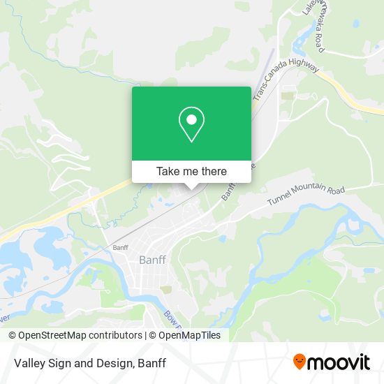 Valley Sign and Design map