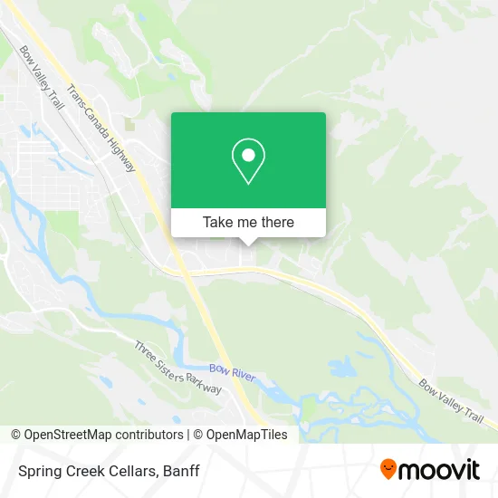 Spring Creek Cellars map
