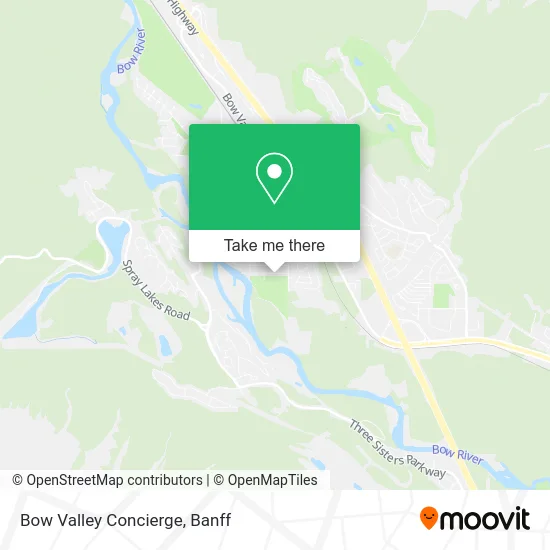 Bow Valley Concierge map