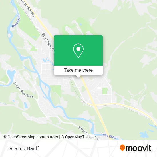 Tesla Inc map