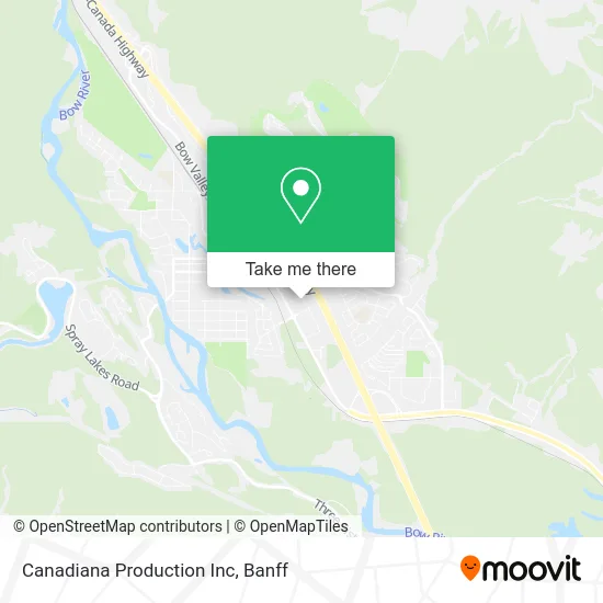 Canadiana Production Inc map